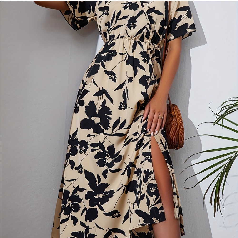 Floral print dress